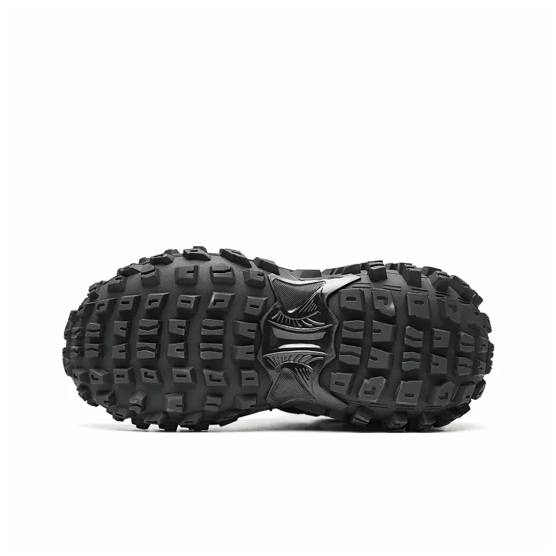 BLVCK PARIS Dark Night Series Chunky Sneakers Unisex Low Top Black/Beige-4
