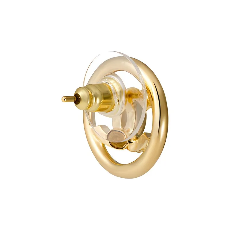 CHANEL Pre Owned 1997 Cc Turn lock Clip on Earrings-4