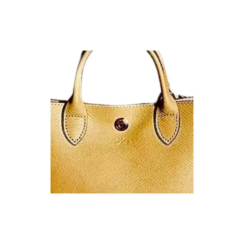 LONGCHAMP Épure Grain Cow Leather Tote Bag, Shopping Bag, Shoulder Bag, Handbag Mini Women's Yellow-2