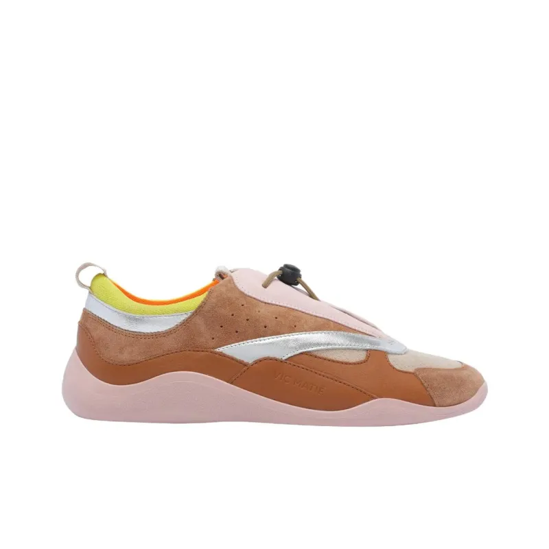 Vic Matie Low Top Casual Shoes Women's Pink Brown-1