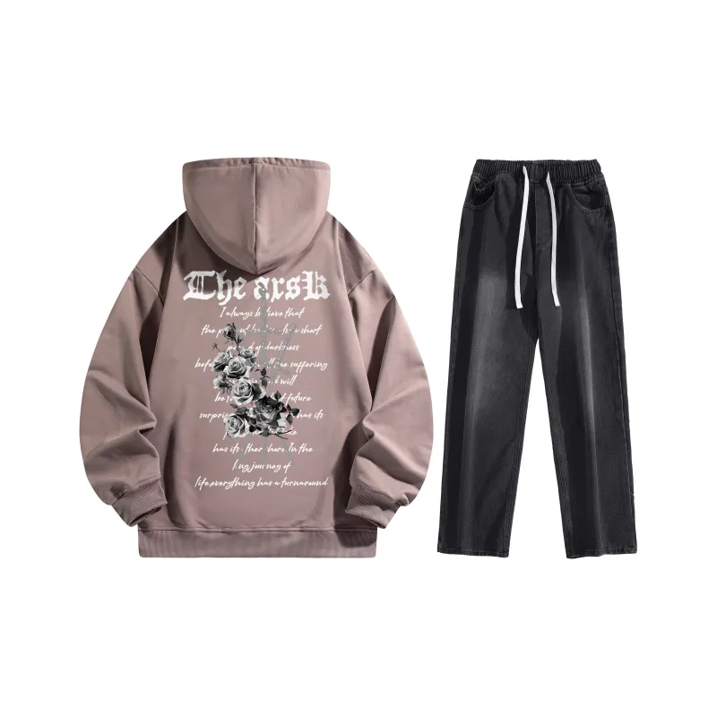 A.X.S.K Sweatshirt Sets Unisex-97