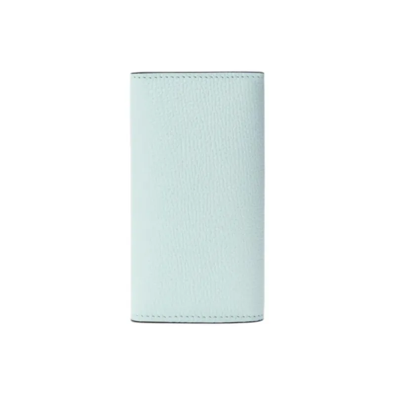 LOEWE Anagram Calfskin Key Pouch Women's Jelly Blue-3