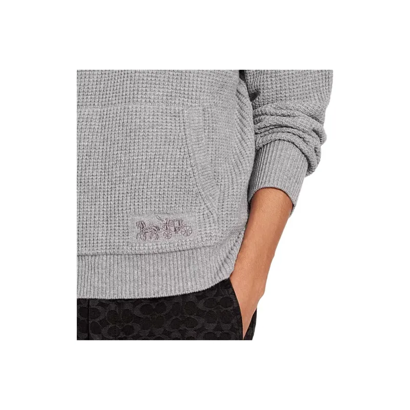 COACH Cashmere Sweaters Men Gray-3