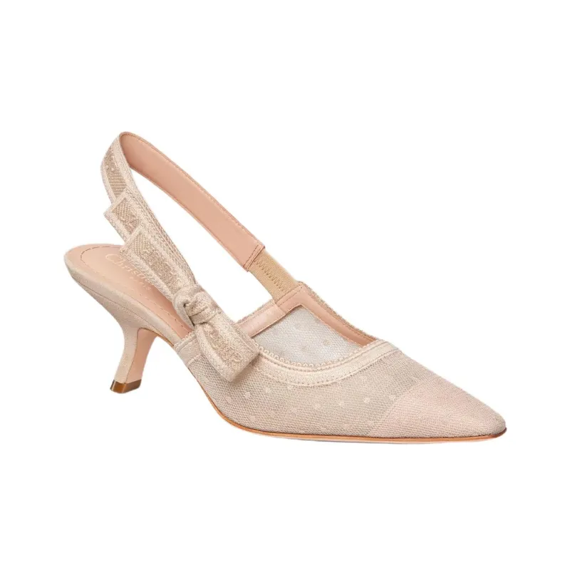 DIOR J'Adior Slim Heel High Heels 6.5cm Women's Nude Pink-2