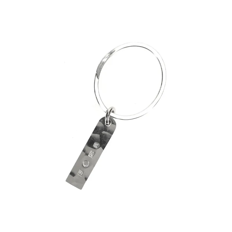 Werkstatt Munchen Name Plate Silver Keyring-0