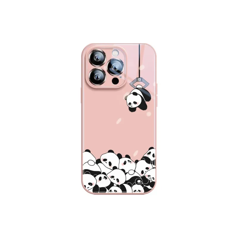 Sen Dog Glass Material Cute High End Niche Phone Cases Suitable For Apple 15Promax/Pro/Plus/14/13/12-21