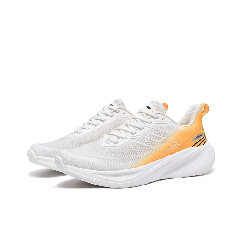 LOTTO Cushioning Rebound Abrasion Resistant Breathable Slip Resistant Low Top Training Running Shoes Men's White-1