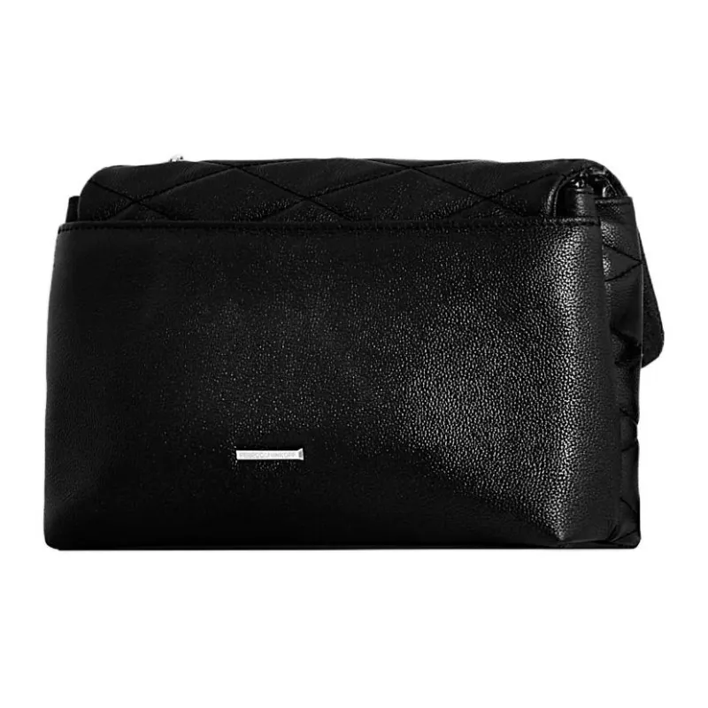 REBECCA MINKOFF Genuine Leather Crossbody Bag Shoulder Bag Women's Black-1