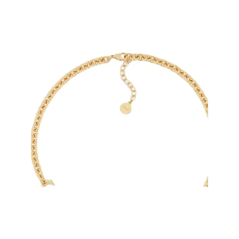 DIOR Metal Necklaces Unisex Gold-1