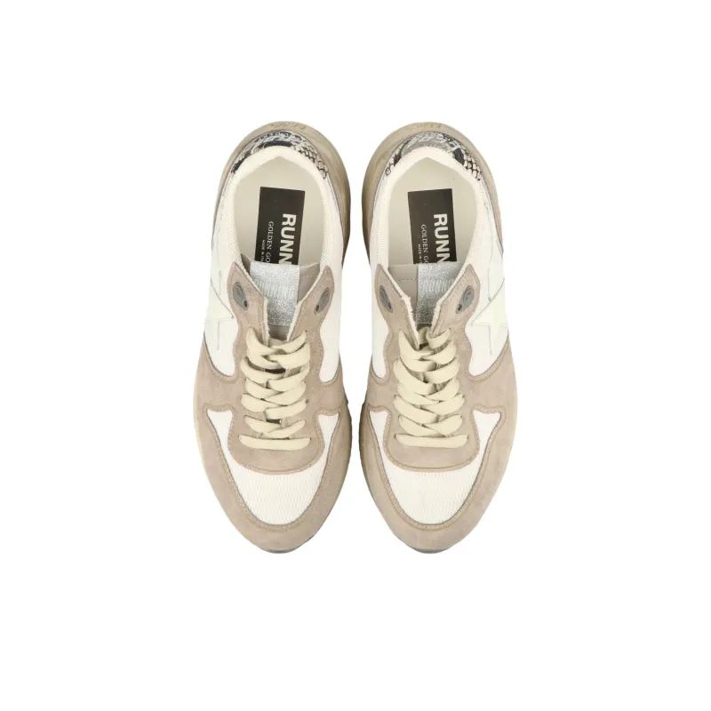 Golden Goose Running Sole Low Top Casual Shoes Women's Beige-4