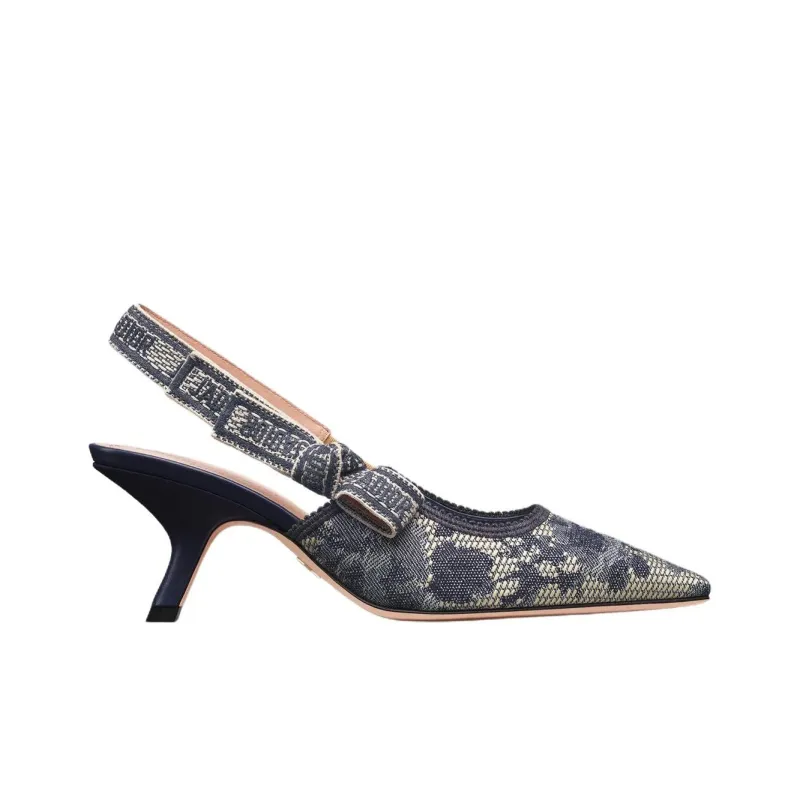 DIOR J'Adior Slim Heel High Heels 6.5cm Women's Blue-1