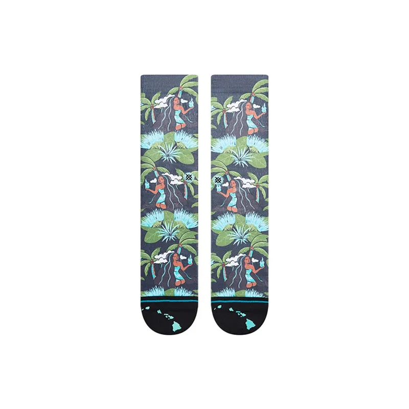 Stance Mid Calf Socks Unisex 1 Pack Washed Black-1