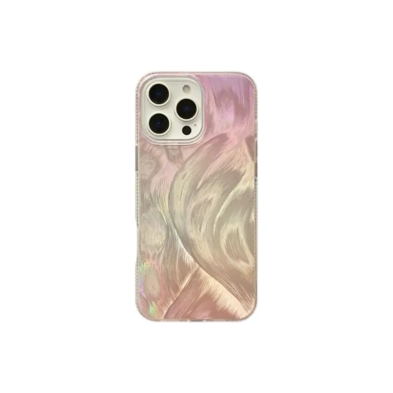 Koman ABS+PC Material Multicolor Feather Yarn Phone Cases Compatible With Apple IPhone 12/13/14/15/16/Pro/Mac-22