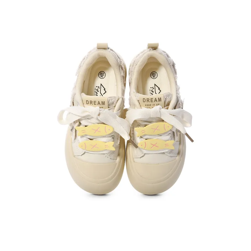 Lovely You Lightweight Cushioning Wear-Resistant Low-Top Skateboard Shoes Women's-21