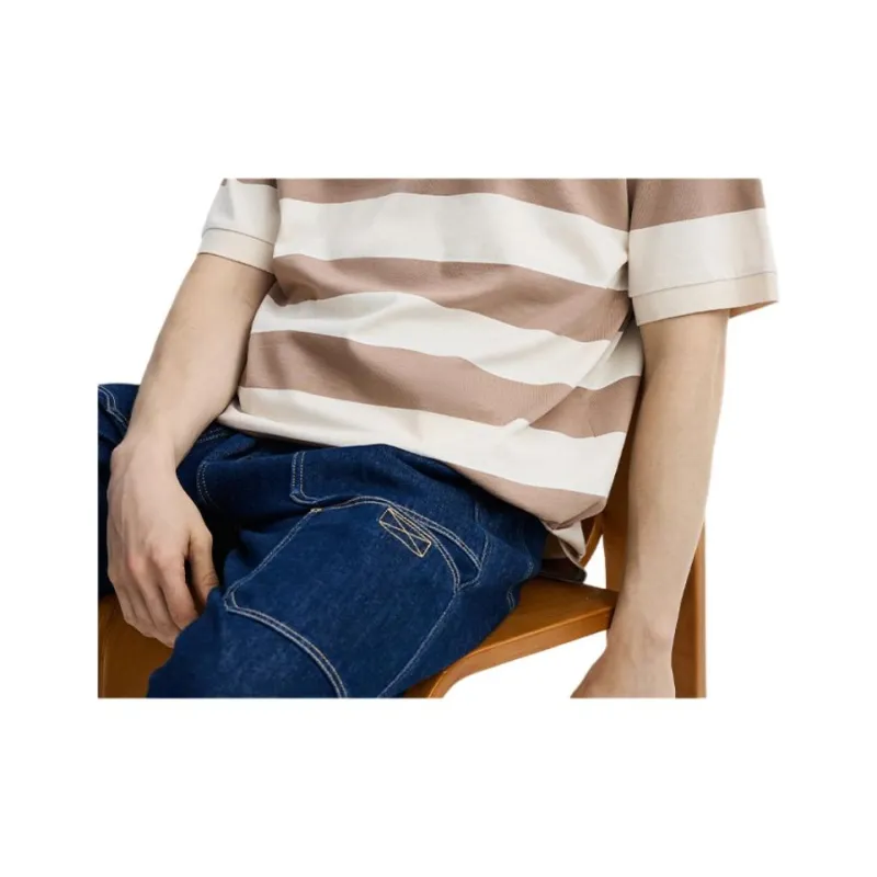 NAVIGARE Polo Shirts Men Frost Apricot-0