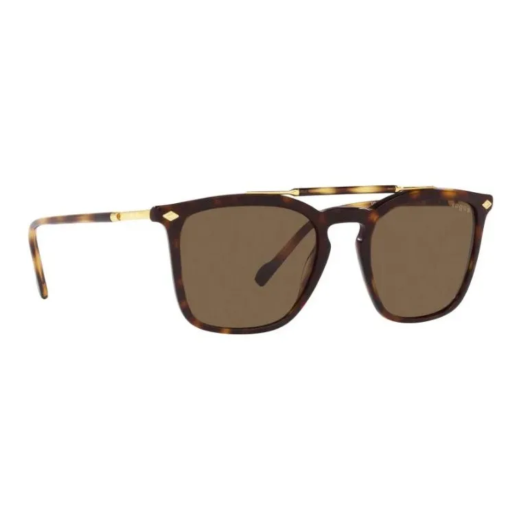 VOGUE Metal Acetate Aviator Sunglasses Men's Tortoiseshell-6