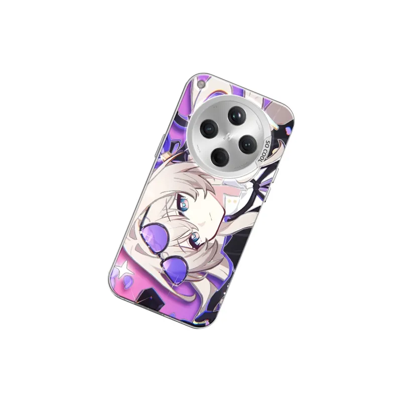 CHUNFAN PC Material Phone Cases Compatibility With OPPO A5 Pro/Find X8/Reno 12/11/Pro Trendy-11