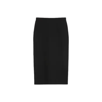 MaxMara Studio SS25 Casual Long Skirt Women's Black