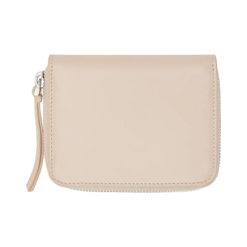 AMIPARIS Leather Wallet Women's Cream-1