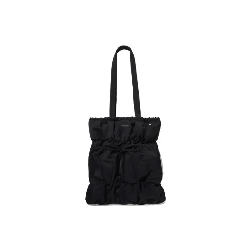 COVERNAT Nylon Tote Bag, Shopping Bag, Handbag, Shoulder Bag Women's Black-0
