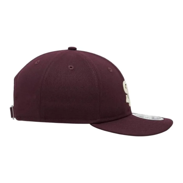 New Era Polyester Baseball Caps Unisex Burgundy-3