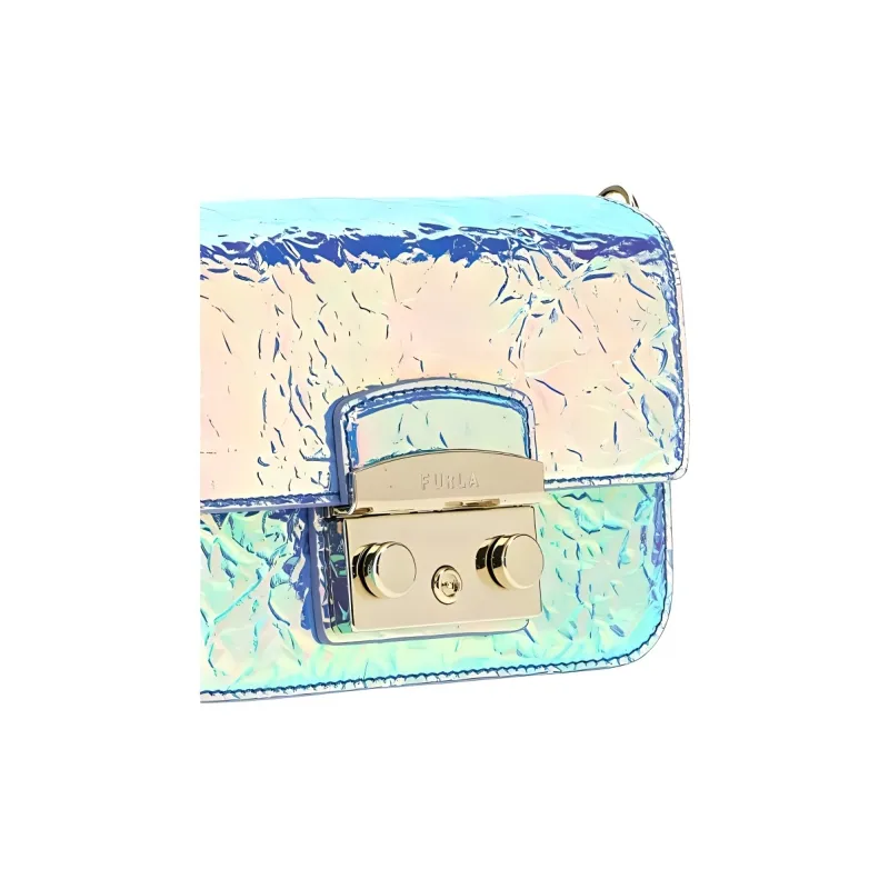 Furla Metropolis Collection Fabric Shoulder Bag Crossbody Bag Mini Women's Multicolor-4