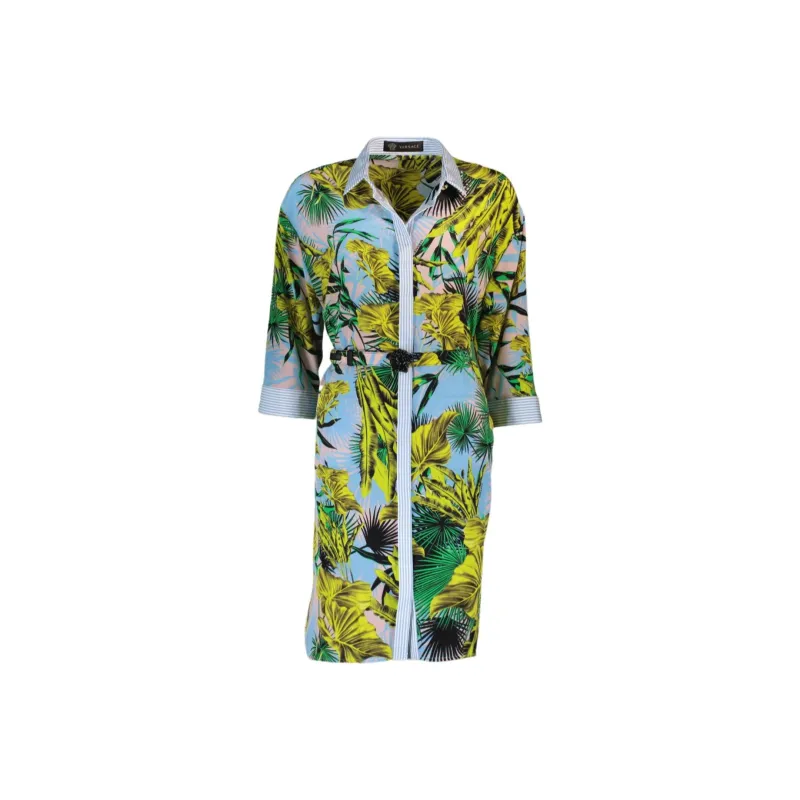 VERSACE Long Sleeved Dress Women's Multicolor-0