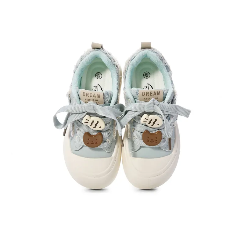 Lovely You Lightweight Cushioning Wear-Resistant Low-Top Skateboard Shoes Women's-9
