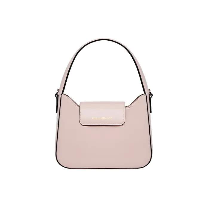 ROSA HERMOSO Vintage Design Smooth Line Cow Leather Shoulder Bag Crossbody Bag Handbag Candy Box Bag Women's-6