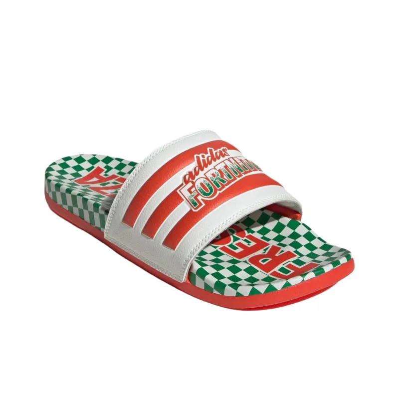 Adidas Adilette Comfort Slides Fortnite Uncle Pete's Pizza Pit-2