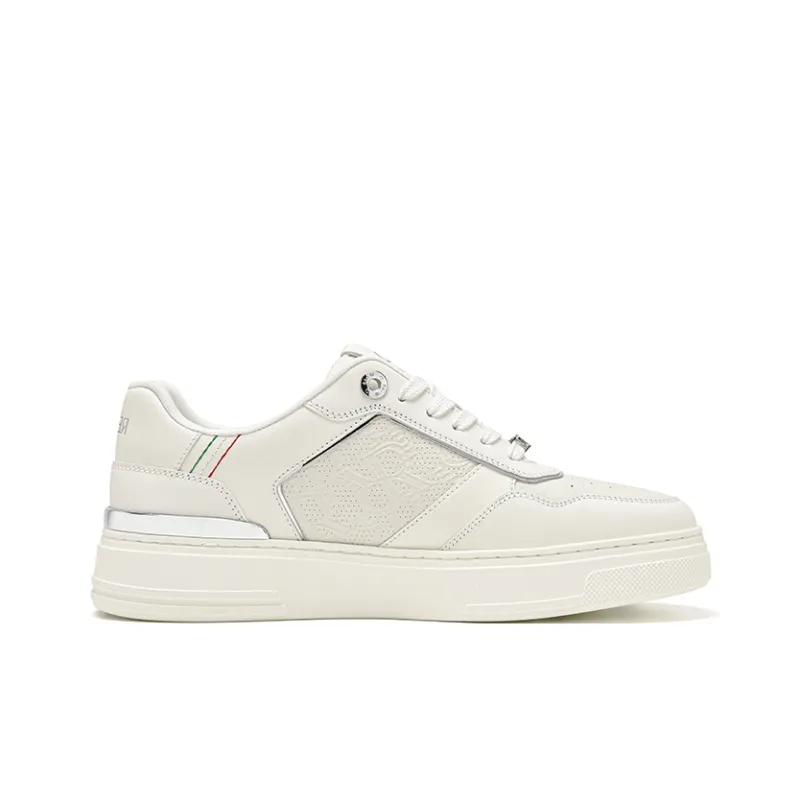 RARE Low Top Skateboard Shoes Men's White-1