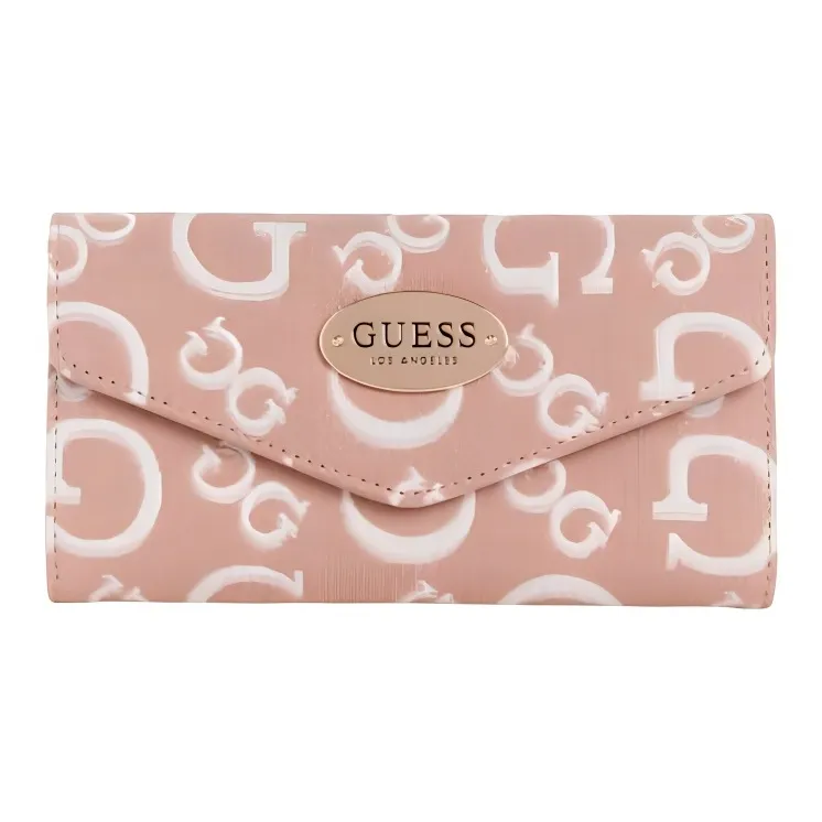 GUESS Fabric Clutch Women's Pink-0