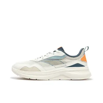 361° Lightweight Comfort Series Lightweight Comfort Durable Breathable Low Top Casual Shoes Men's White Blue