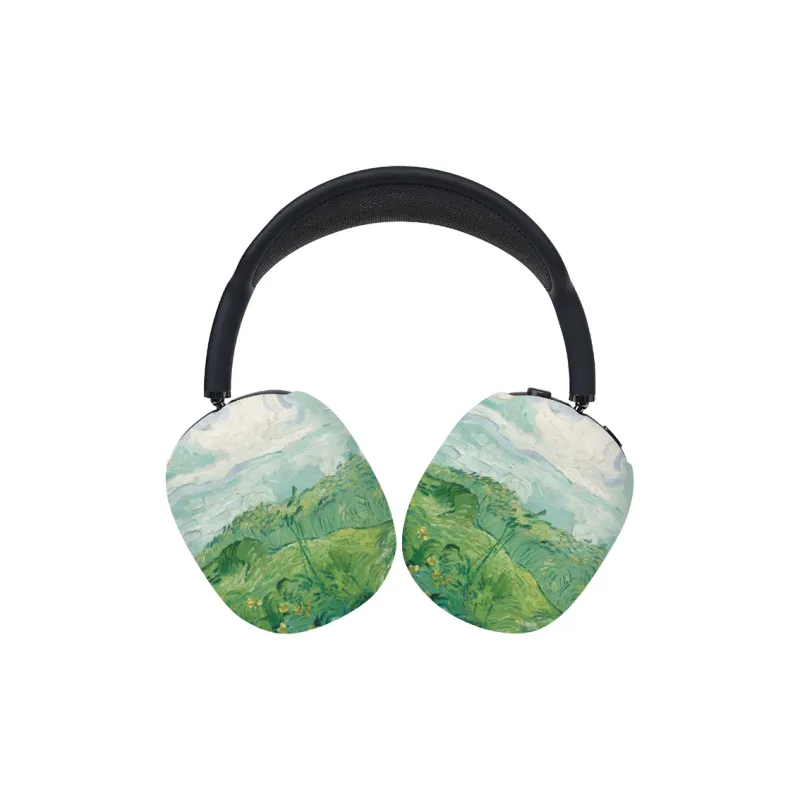 Keshami Compatibility Apple AirPods Max PC Lightweight Head Mounted Protective Case & Cover Wheat Field Headphone Cases-1