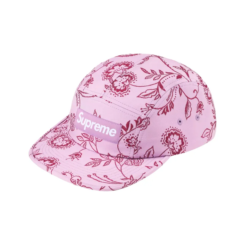 Supreme Floral Jacquard Camp Cap-8