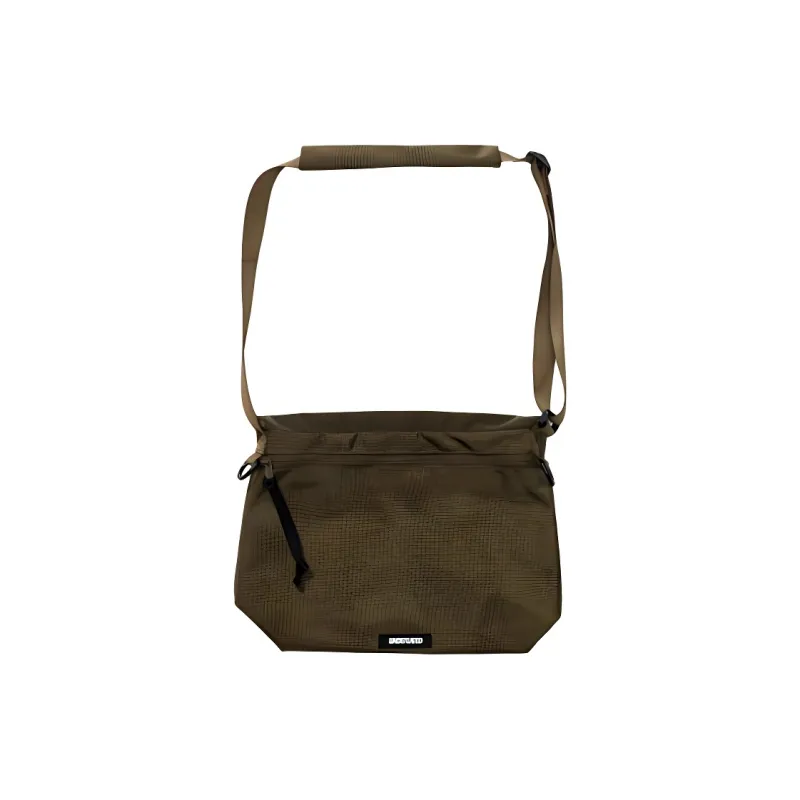 UNDEFEATED Fabric Messenger Bag, Crossbody Bag, Shoulder Bag Regular Unisex Black/Smoke Umber-5