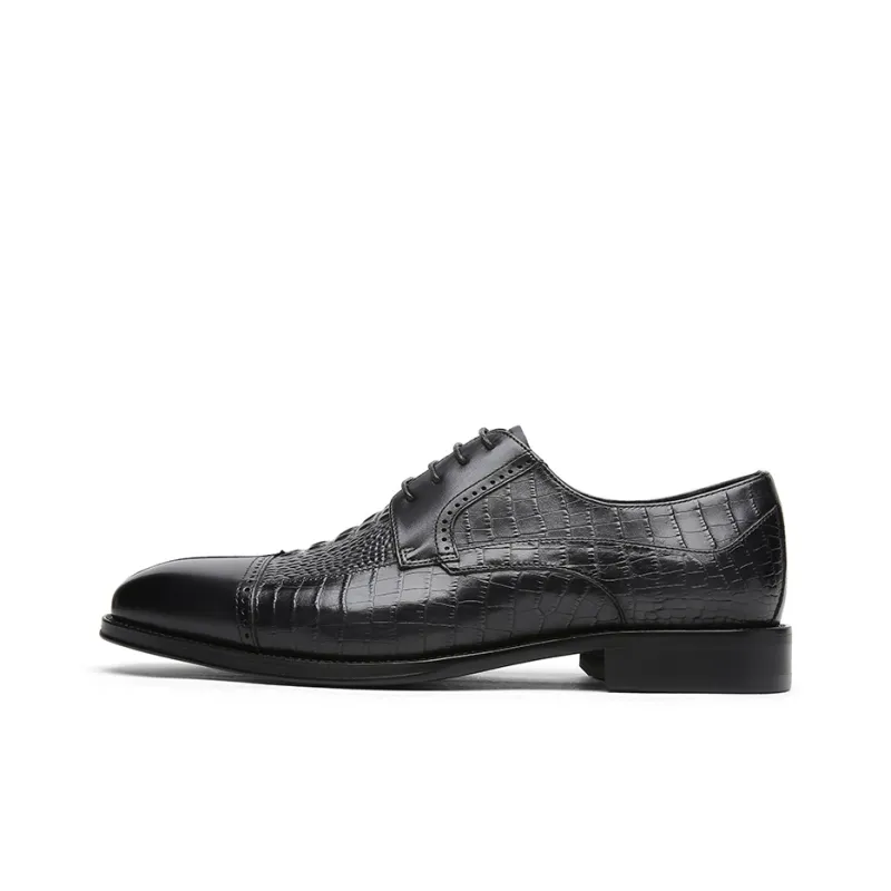 CROWN Dress Shoes Men's One Yard Larger-0