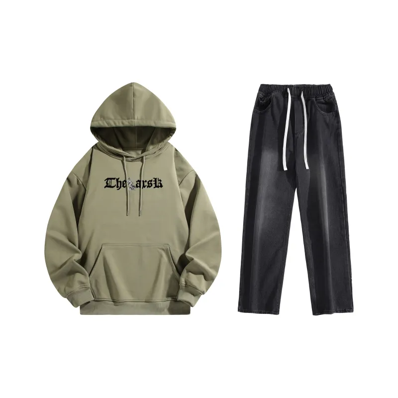 A.X.S.K Sweatshirt Sets Unisex-73
