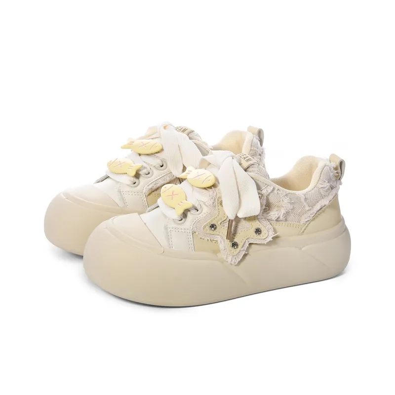 Lovely You Lightweight Cushioning Wear-Resistant Low-Top Skateboard Shoes Women's-20