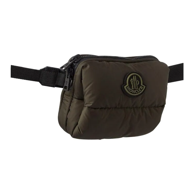 Moncler Polyamide Shoulder Bag Crossbody Bag Fanny Pack Men's Army Green-1