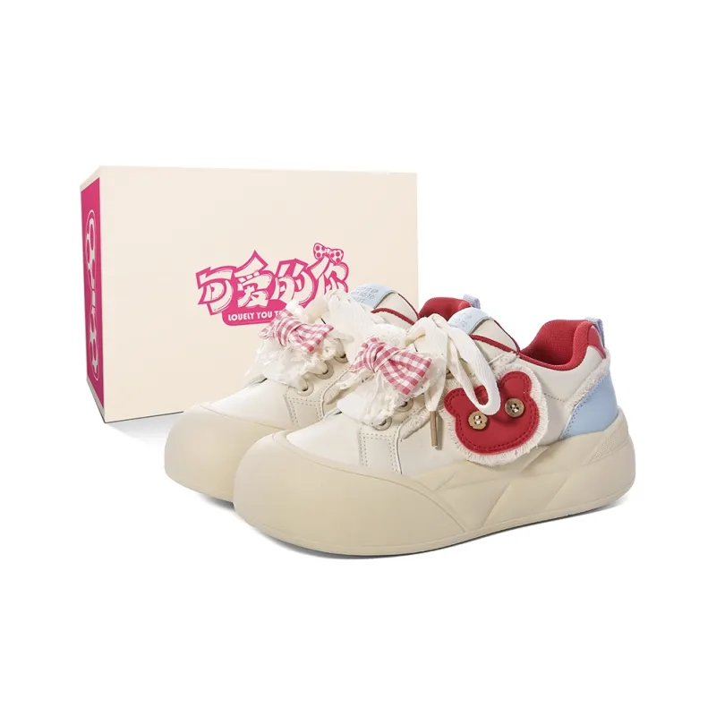Lovely You Lightweight Anti-Slip Low-Top Skateboard Shoes Women's-54
