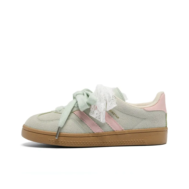 Circle Small Coverage Abrasion Resistant Lightweight Low Top Skateboard Shoes Women's-18