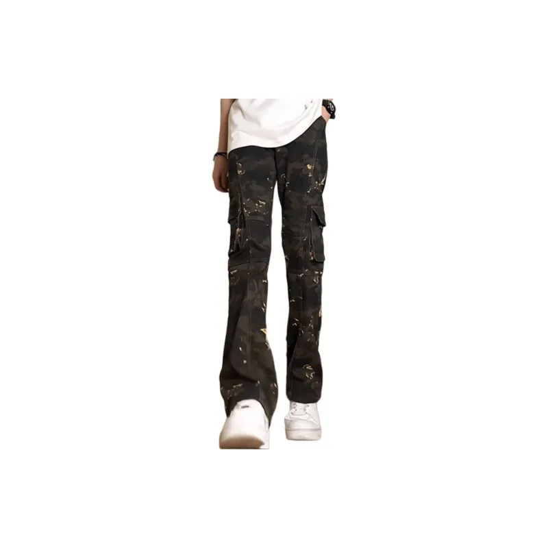 City Hipster Cargo Pants Unisex Camouflage-1