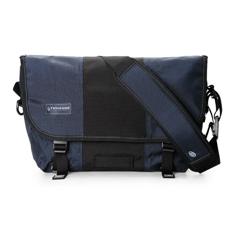 Timbuk2 Polyamide Messenger Bag, Crossbody Bag Small Size Unisex Black Blue-0