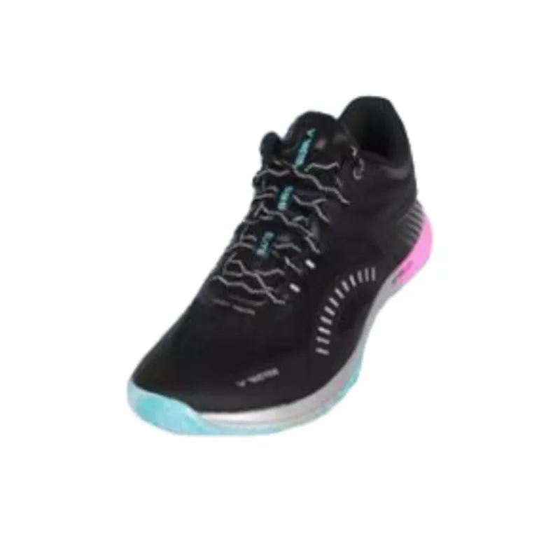 VICTOR Cushioning Breathable Low Top Badminton Shoes Unisex Black-1