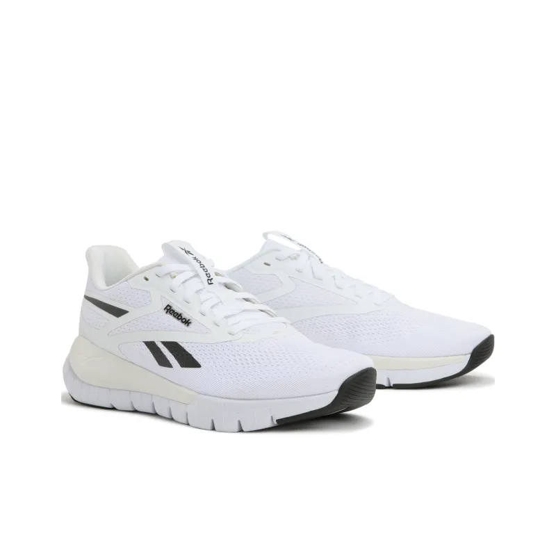 Reebok Support Wear Resistant Breathable Slip Resistant Low Top Running Shoes Unisex White Black-1
