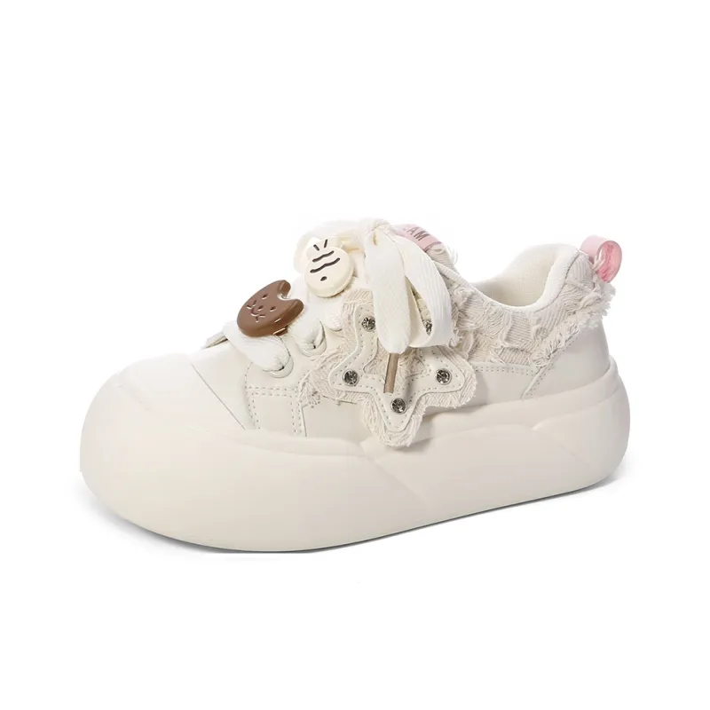 Lovely You Lightweight Cushioning Wear-Resistant Low-Top Skateboard Shoes Women's-13