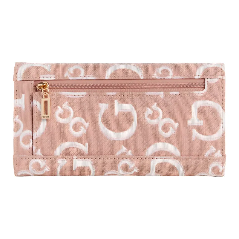 GUESS Fabric Clutch Women's Pink-1