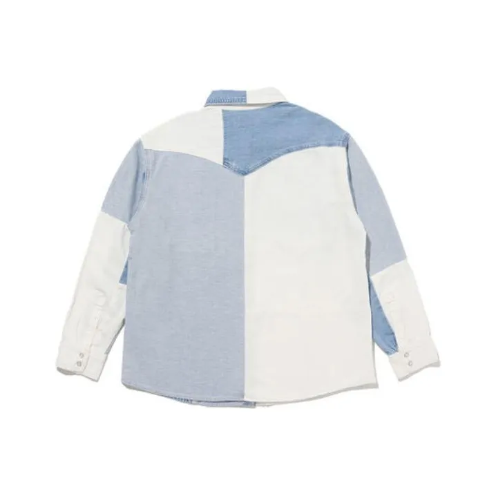 Levis Shirts Women's Light Indigo-1