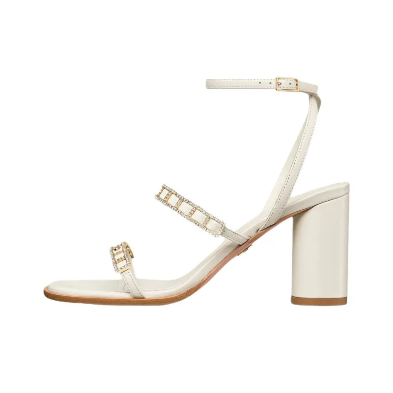 DIOR Diorissime One Strap Sandals 8cm Women's White-0